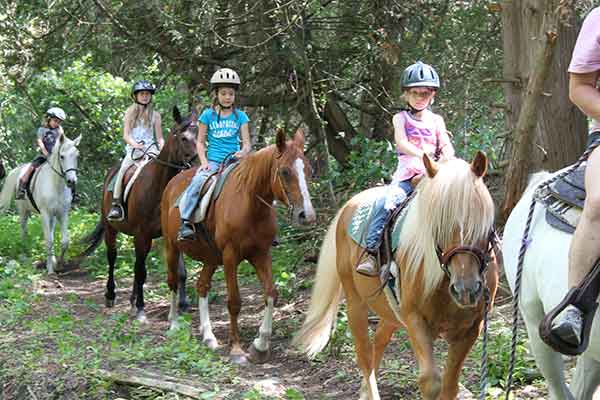 Stillbrook Riding Stables Summer Day Camp Trail Ride